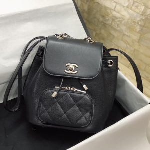 11 chanel small affinity backpack black for women womens bags 98in25cm 2799 582