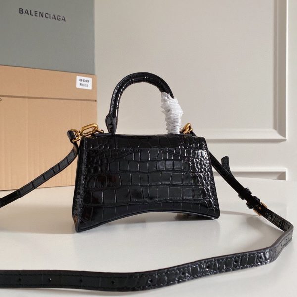 6 balenciaga hourglass xs handbag in black for women womens bags 74in19cm 2799 585