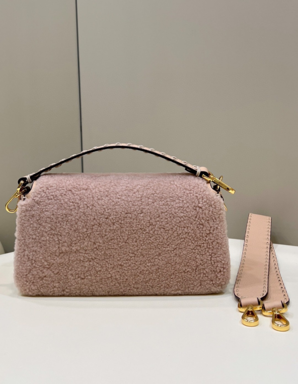 2 fendi baguette pink sheepskin bag for woman 27cm105in 8br600ah96f1f7n 2799 592