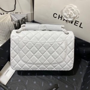 3-Chanel Metiers Large Classic Handbag Silver Hardware White For Women, Women’s Handbags, Shoulder Bags 11.8in/30cm  - 2799-595