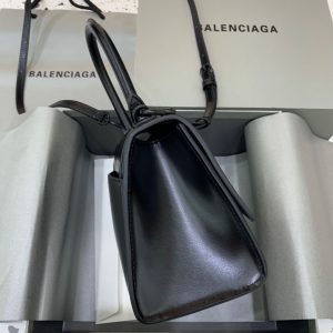 1 balenciaga hourglass small handbag in black for women womens bags 9in23cm 2799 610