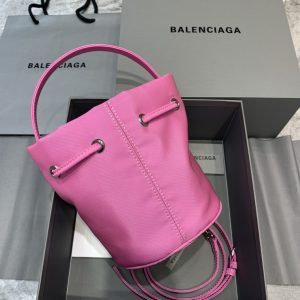 1 balenciaga le cagole medium bucket bag in pink for women womens bags 7in18cm 2799 612