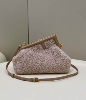 fendi first small pink mink bag for woman 26cm10in 2799 615