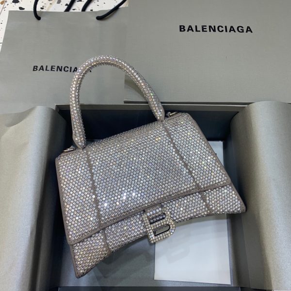 balenciaga hourglass xs handbag in grey for women womens bags 74in19cm 59283328d0y1272 2799 618