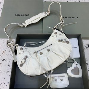 balenciaga le cagole xs shoulder bag in white for women womens bags 13in33cm 700940210bk9104 2799 623