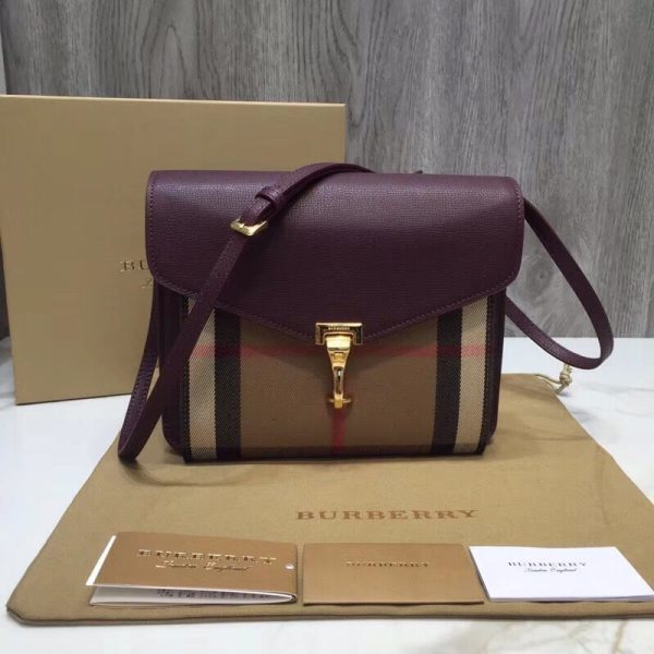 burberry small vintage check and crossbody bag purple for women womens bags 9in24cm 2799 628