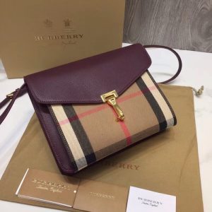 5 burberry small vintage check and crossbody bag purple for women womens bags 9in24cm 2799 628