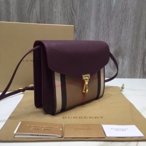 7 burberry small vintage check and crossbody bag purple for women womens bags 9in24cm 2799 628