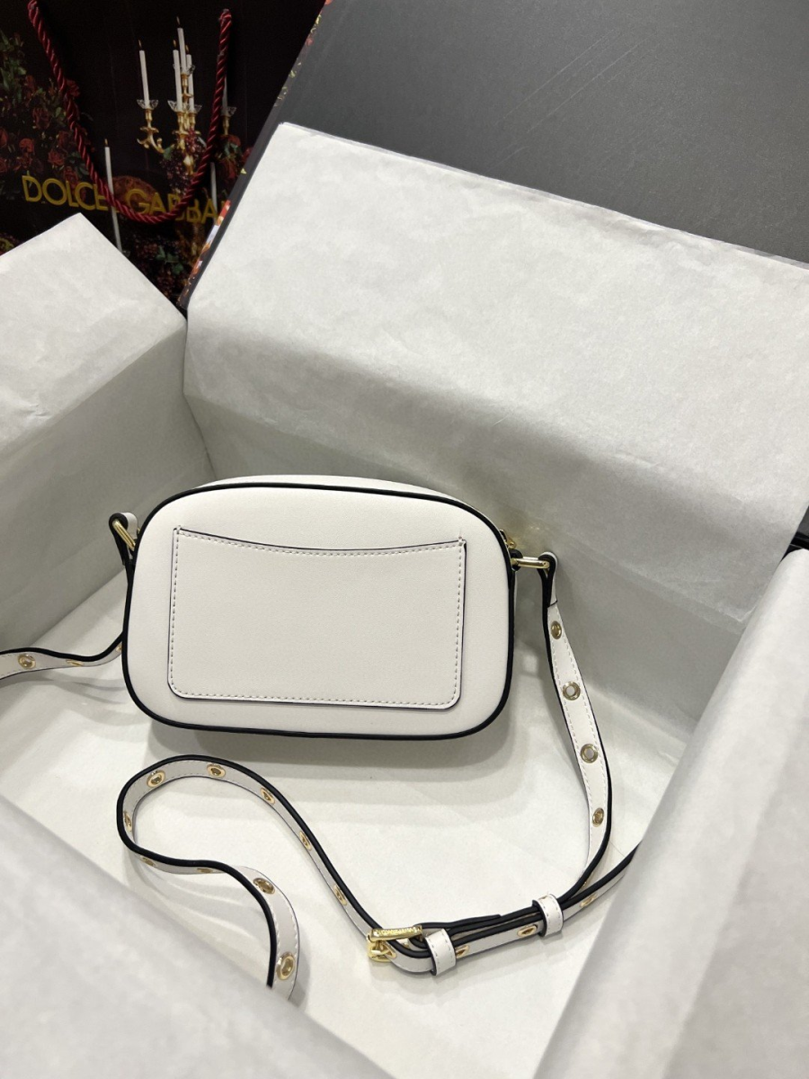 Dolce & Gabbana Crossbody 3.5 Bag White For Women 7.5in/19cm