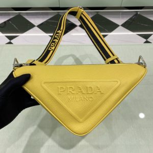 prada saffiano triangle bag yellow for women womens bags 11in28cm 2vh155 2fad f0377 v ooo 2799 642