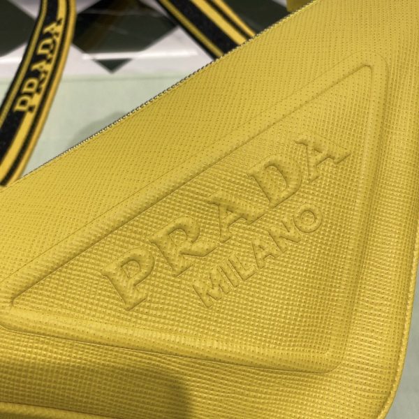 2 prada saffiano triangle bag yellow for women womens bags 11in28cm 2vh155 2fad f0377 v ooo 2799 642