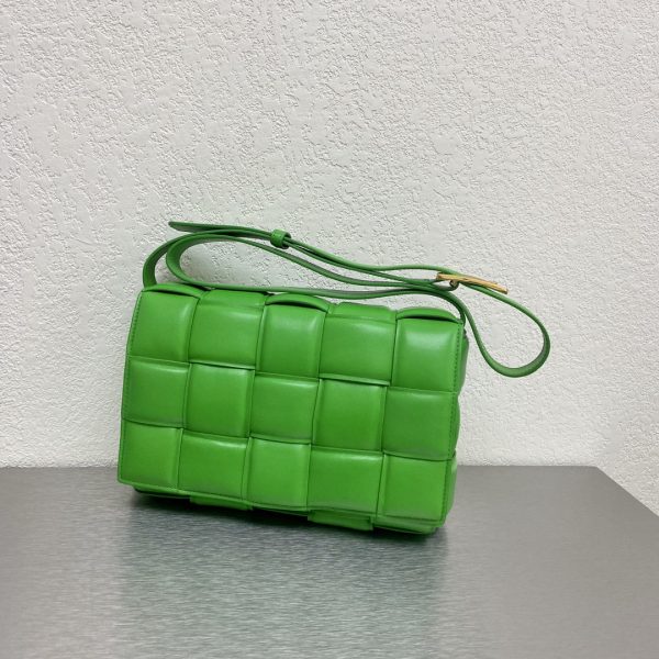 10 bottega veneta padded cassette green for women womens bags daley 102in26cm 591970vcqr13724 2799 676