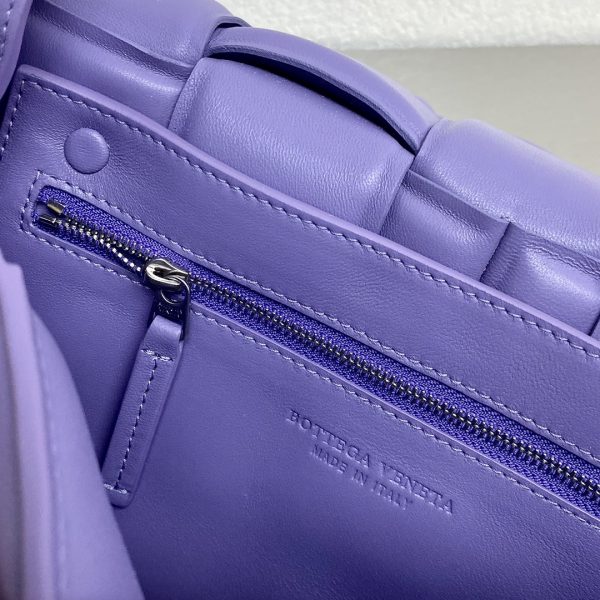 1 bottega veneta padded cassette violet for women womens bags 102in26cm 2799 677