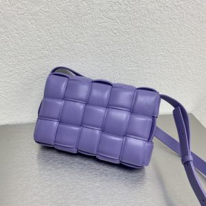2 bottega veneta padded cassette violet for women womens bags 102in26cm 2799 677
