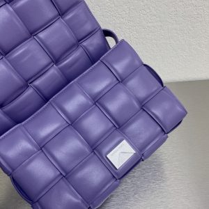 4 bottega veneta padded cassette violet for women womens bags 102in26cm 2799 677