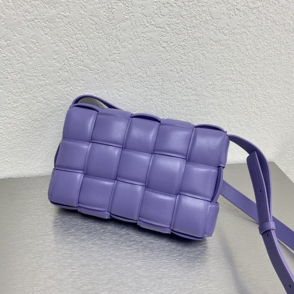 8 bottega veneta padded cassette violet for women womens bags 102in26cm 2799 677