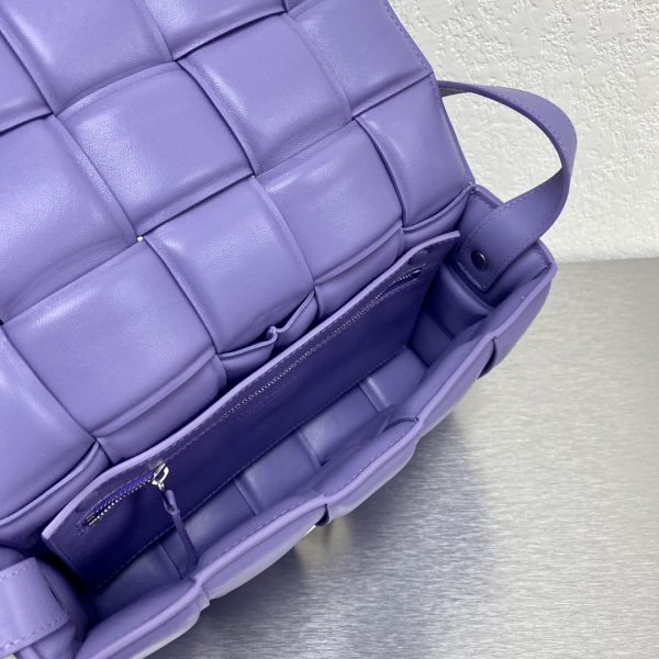 11 bottega veneta padded cassette violet for women womens bags 102in26cm 2799 677