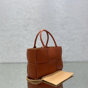 1-Bottega Veneta Small Arco Tote Bag Orange, For Women, Women’s Bags 14.2in/36cm  - 2799-681