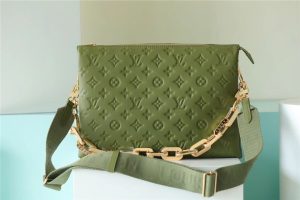 louis vuitton coussin mm monogram khaki for women womens handbags shoulder and crossbody bags 134in34cm lv m20568 2799 682