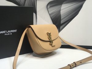 2-Saint Laurent Kaia Medium Shoulder Bag Brown For Women 8.5in/22cm YSL  - 2799-689
