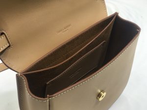 4-Saint Laurent Kaia Medium Shoulder Bag Brown For Women 8.5in/22cm YSL  - 2799-689