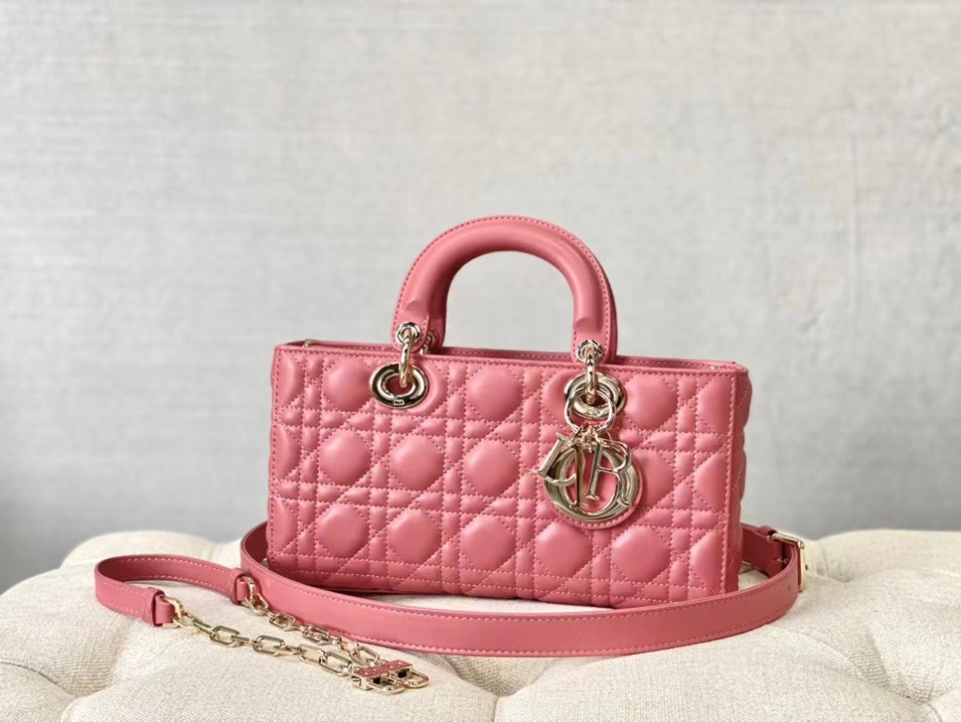 Joy Bag Pink, aeron palomita clutch bag item - Christian Dior Lady