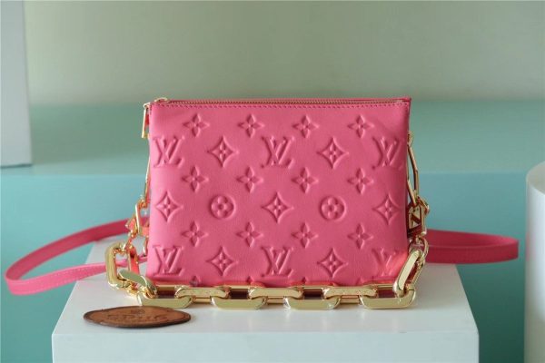 louis vuitton coussin bb monogram light pink for women womens bags shoulder and crossbody bags 83in21cm lv 2799 701