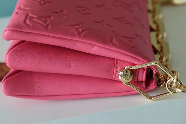 6 louis vuitton coussin bb monogram light pink for women womens bags shoulder and crossbody bags 83in21cm lv 2799 701