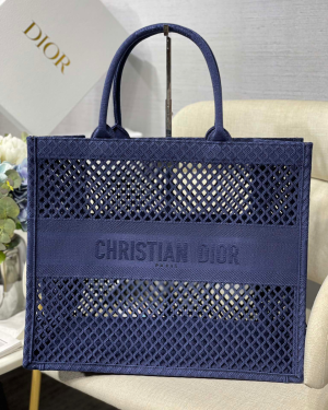 christian dior large dior book tote blue for women womens handbags 165in42cm cd 2799 709