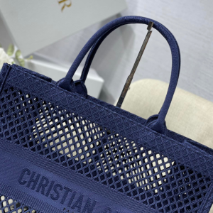 6 christian dior large dior book tote blue for women womens handbags 165in42cm cd 2799 709