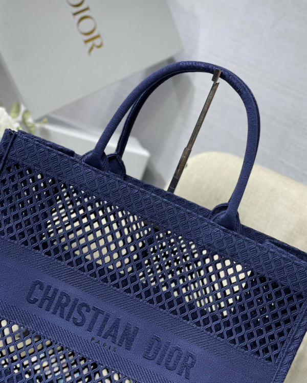 6 christian dior large dior book tote blue for women womens handbags 165in42cm cd 2799 709