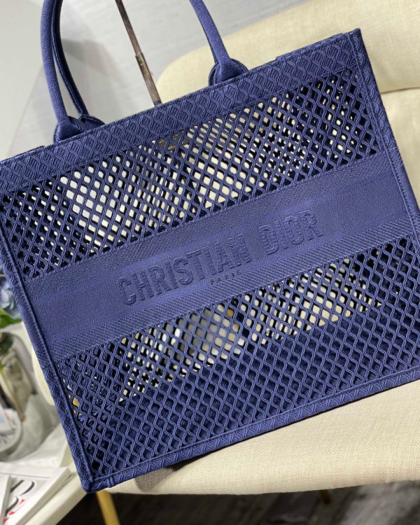 9 christian dior large dior book tote blue for women womens handbags 165in42cm cd 2799 709