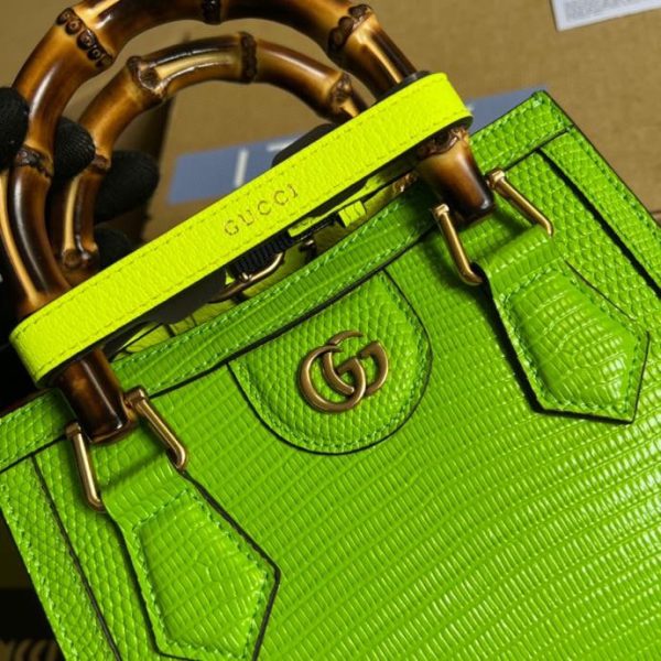 4 gucci lizard mini tote bag yellow for women womens bags 79in20cm gg 2799 711