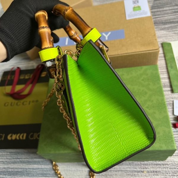 6 gucci lizard mini tote bag yellow for women womens bags 79in20cm gg 2799 711