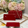 christian dior lady dior pouch red for women womens handbags 85in215cm cd s0204ovrb m323 2799 713