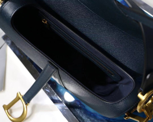 10 christian dior saddle shoulder Alma bag blue for women 7in17cm cd 2799 718