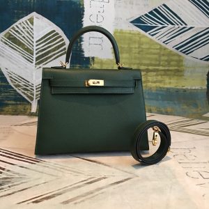 Hermes Birkin 35 cm handbag in black Ardenne leather