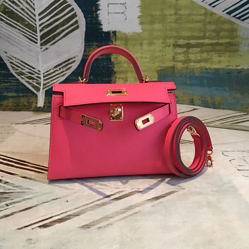 Hermes kelly mini pink sale