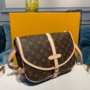 6 louis vuitton saumur mm monogram canvas for women womens handbags shoulder and crossbody bags 118in30cm lv m40710 2799 745