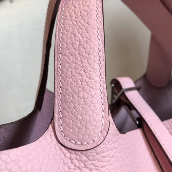 1 hermes picotin lock pink for women silver toned hardwade 9in23cm 2799 749
