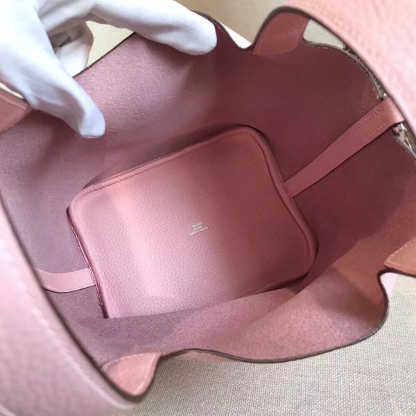 5 hermes picotin lock pink for women silver toned hardwade 9in23cm 2799 749