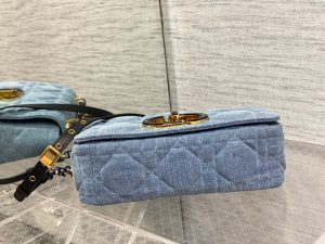 1 christian dior medium dior caro bag blue for women womens handbags 255cm10in cd m9242wtjf m928 2799 758