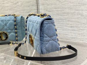 5 christian dior medium dior caro bag blue for women womens handbags 255cm10in cd m9242wtjf m928 2799 758