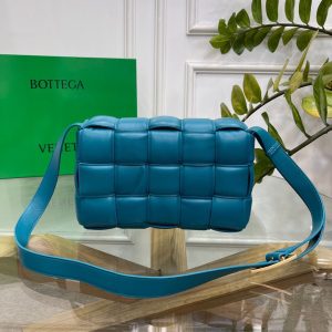 Bottega Veneta Padded Cassette Bag For Women 10.2in/26cm In Blue 591970VCQR13118  - 2799-784