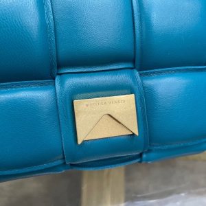1-Bottega Veneta Padded Cassette Bag For Women 10.2in/26cm In Blue 591970VCQR13118  - 2799-784
