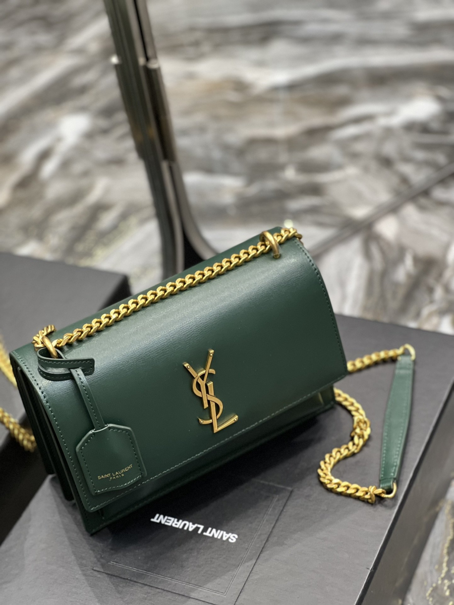 Green chain bag online