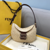 fendi small croissant hobo bag raffia for women womens handbags shoulder bags 114in29cm ff 8br790afgjf1e1b 2799 830