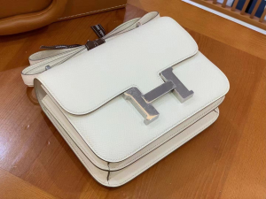 1 hermes constance 23 epsom white for women womens handbags shoulder bag 9in23cm 2799 836