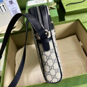 1 gucci ophidia gg small messenger bag beige and blue gg supreme canvas beige for women 95in23cm gg 547926 96iwn 4076 2799 842