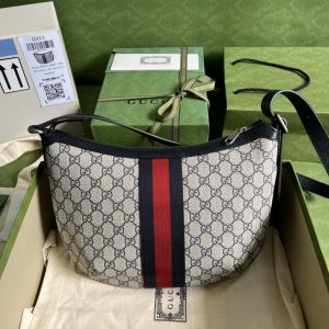 1 gucci ophidia gg small shoulder bag beige and blue gg supreme canvas for women 12in30cm 598125 2zgmn 4076 2799 845